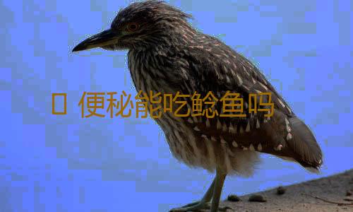 ​ 便秘能吃鲶鱼吗